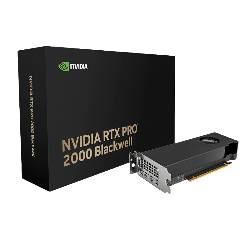 PLACA DE VIDEO PNY QUADRO RTX PRO 2000 BLACKWELL 16GB GDDR7 4X MINI DP