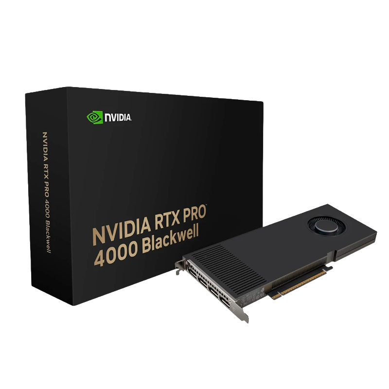 PLACA DE VIDEO PNY QUADRO RTX PRO 4000 BLACKWELL 24GB GDDR7 4X MINI DP