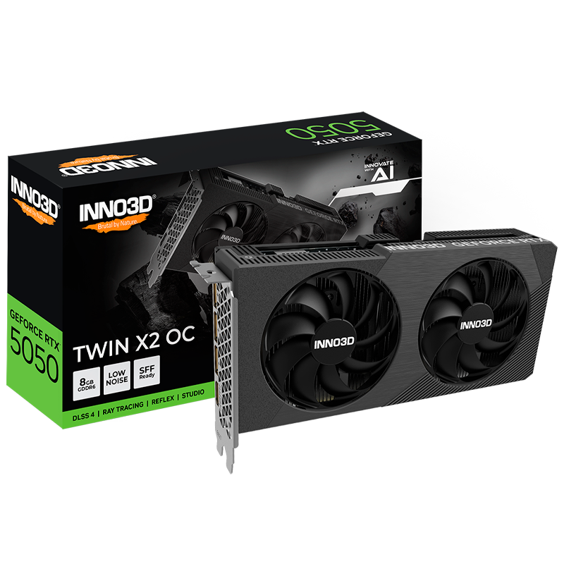 PLACA DE VIDEO INNO3D GEFORCE RTX 5050 TWIN X2 8GB