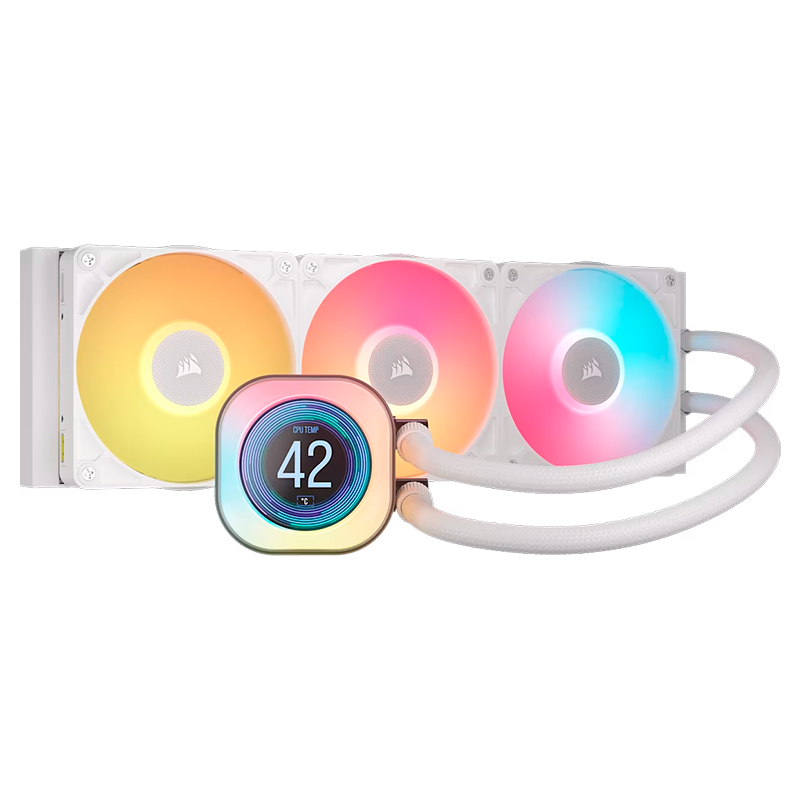 Water Cooler CORSAIR Titan 360 RX LCD RGB White 360MM