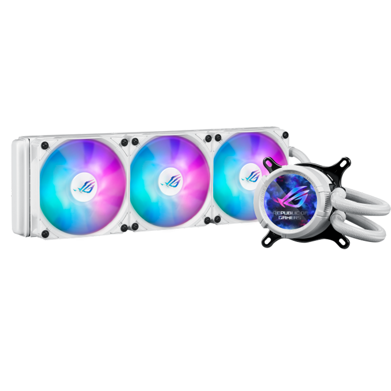 Water Cooler ASUS ROG STRIX LC III 360 LCD ARGB White Edition 360MM