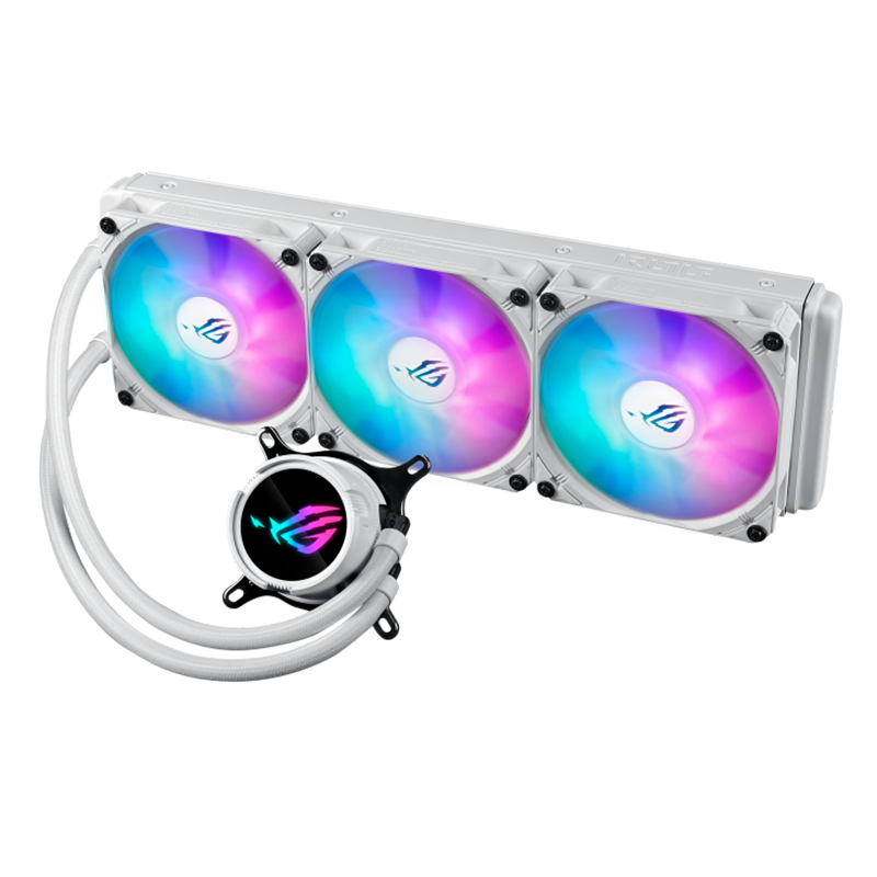 WATER COOLER ASUS ROG STRIX LC III 360 ARGB WHITE EDITION 360MM