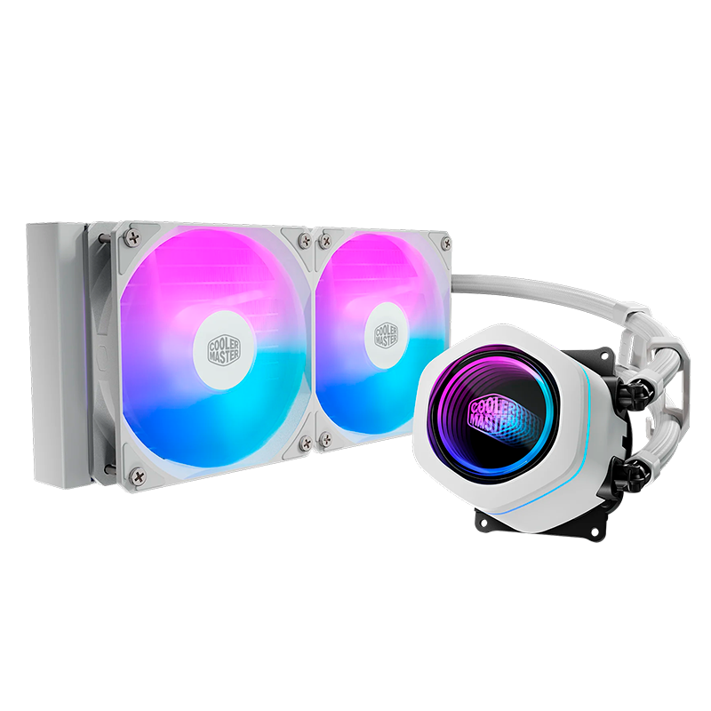Water Cooler COOLER MASTER MasterLiquid 240 Core Nex ARGB White 240MM