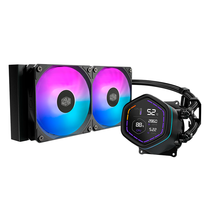 WATER COOLER COOLER MASTER MASTERLIQUID 240 CORE NEX DIGITAL ARGB 240MM