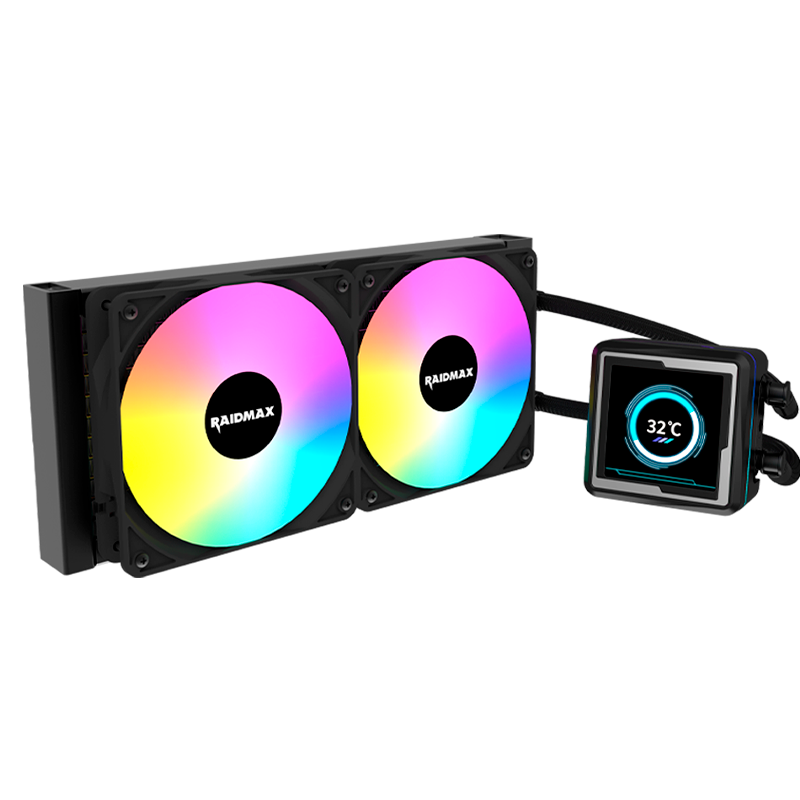 Water Cooler RAIDMAX LM240 RGB LCD Display 240MM