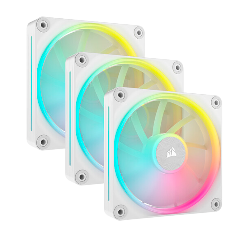 FAN COOLER CORSAIR LX120 ICUE LINK RGB 120MM WHITE PACK X3