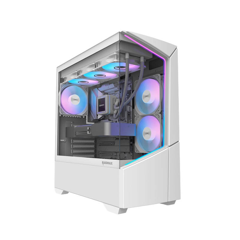 GABINETE RAIDMAX INFINITA I812 WHITE ARGB TG E-ATX