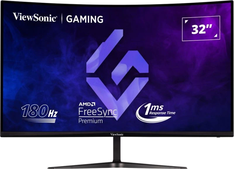 MONITOR GAMER VIEWSONIC 32" 180HZ QHD 1440P 1MS CURVO VA VX3218C-2K