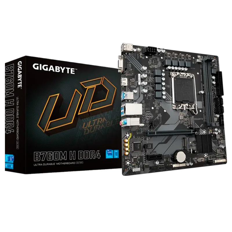 MOTHER GIGABYTE B760M H DDR4 - LGA1700
