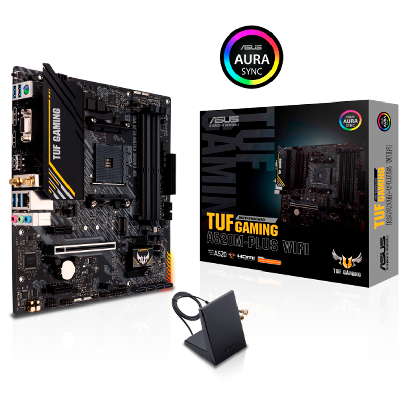 MOTHER ASUS TUF A520M-PLUS GAMING WIFI - AM4