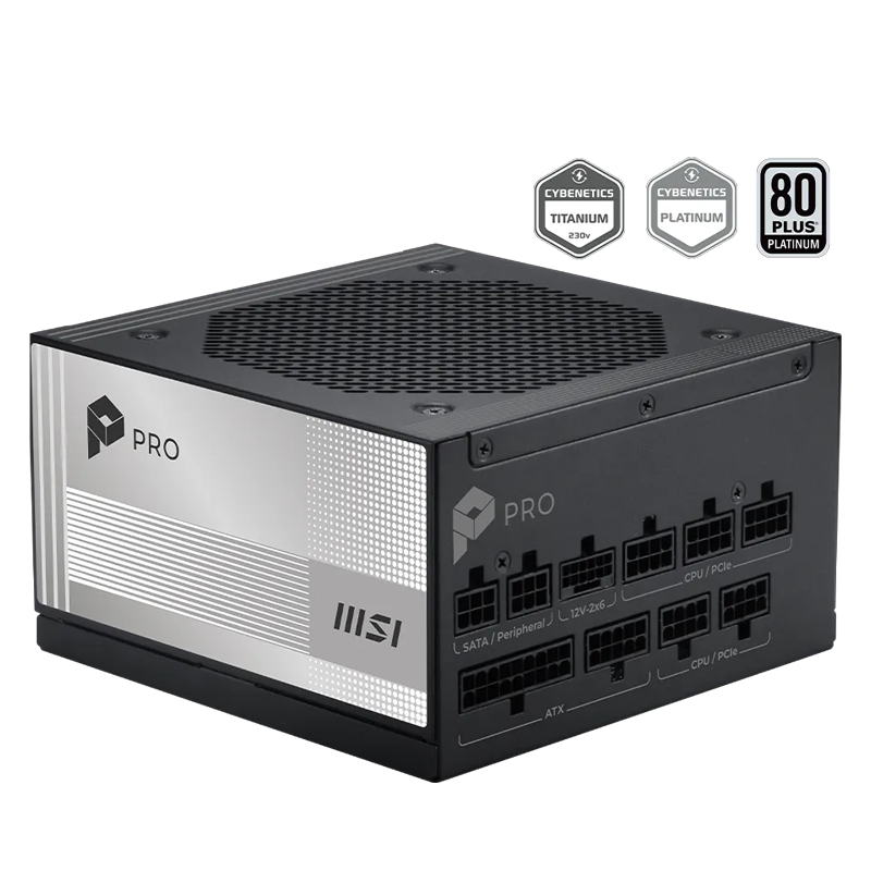 FUENTE MSI MPG 1000W 80 PLUS PLATINUM A1000PL PCIE 5.1