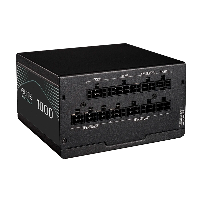 FUENTE COOLER MASTER 1000W 80 PLUS PLATINUM ELITE FULL MODULAR PCIE 5.1