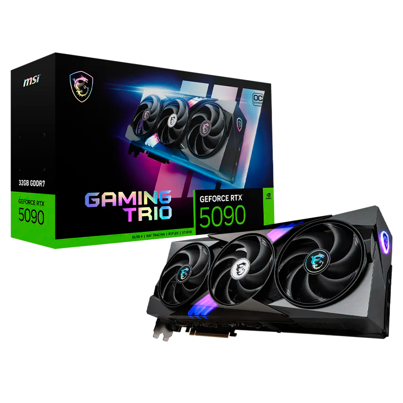 PLACA DE VIDEO MSI GEFORCE RTX 5090 GAMNIG TRIO OC 32GB