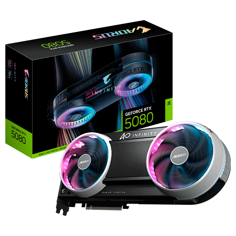 PLACA DE VIDEO GIGABYTE GEFORCE RTX 5080 AORUS INFINITY 16GB