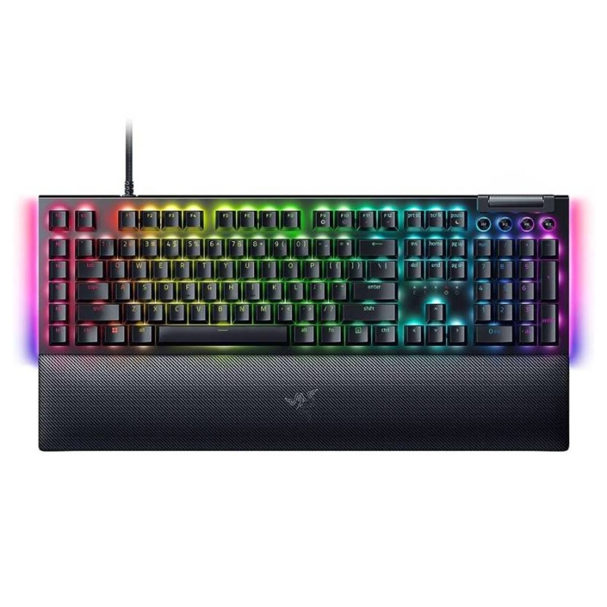 TECLADO RAZER BLACKWIDOW V4 MECHANICAL GREEN SWITCH US LAYOUT