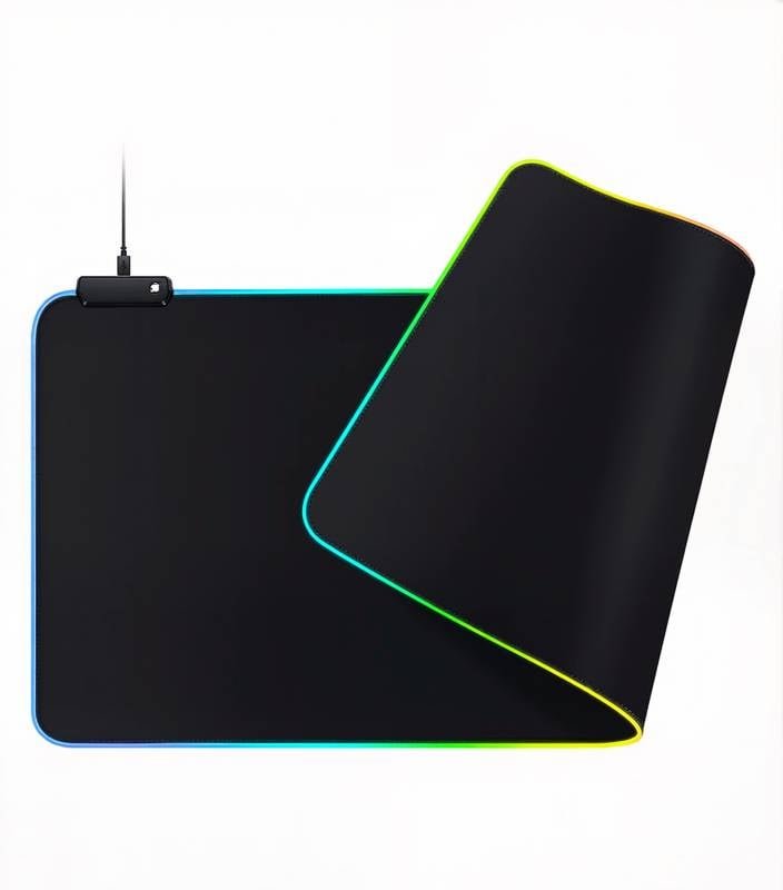 MOUSE PAD RAPTOR ULTRA GLIDE RGB ANTIDESLIZANTE IMPERMEABLE XL 900X400X3MM