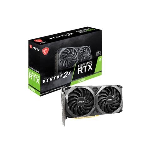 PLACA DE VIDEO MSI GEFORCE RTX 3060 VENTUS 2X 12GB