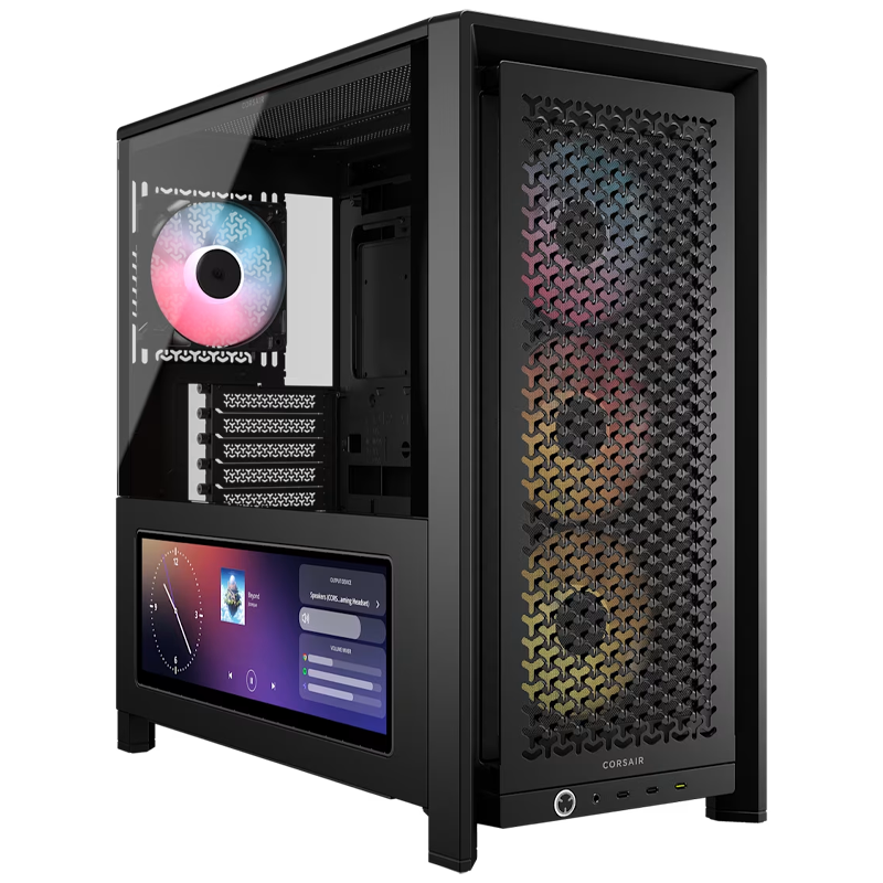 GABINETE CORSAIR 4000D FRAME LCD RS PERFORMANCE BLACK