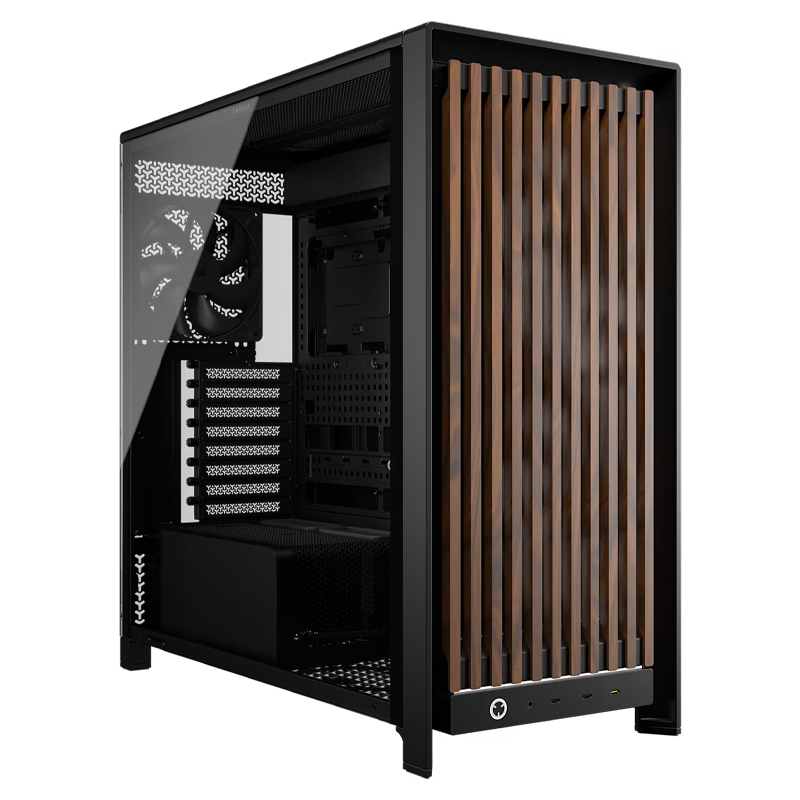 GABINETE CORSAIR 5000D FRAME WOOD RS PERFORMANCE BLACK