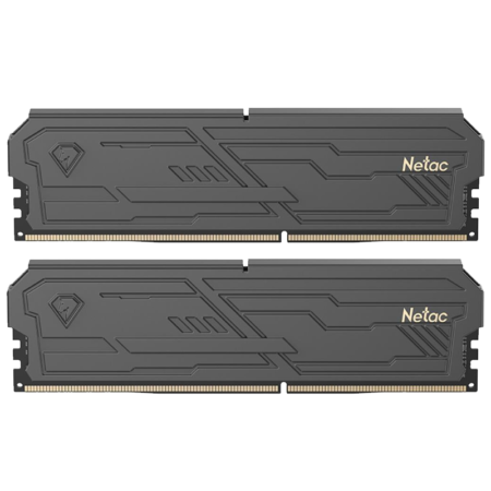 Memoria RAM DDR5 NETAC 32GB 2x16GB 4800MHz Shadow III Black CL40