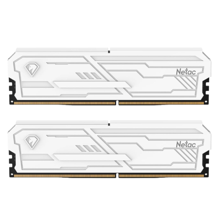 Memoria RAM DDR5 NETAC 32GB 2x16GB 6000MHz Shadow III White CL38