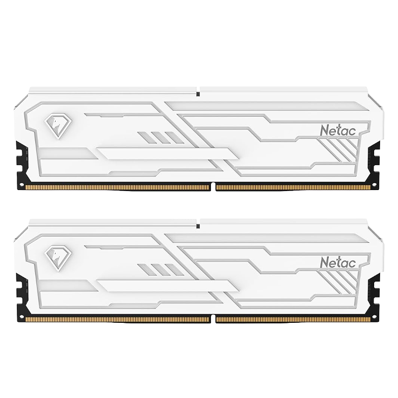 MEMORIA RAM DDR5 NETAC 32GB 2X16GB 6000MHZ SHADOW III WHITE CL38