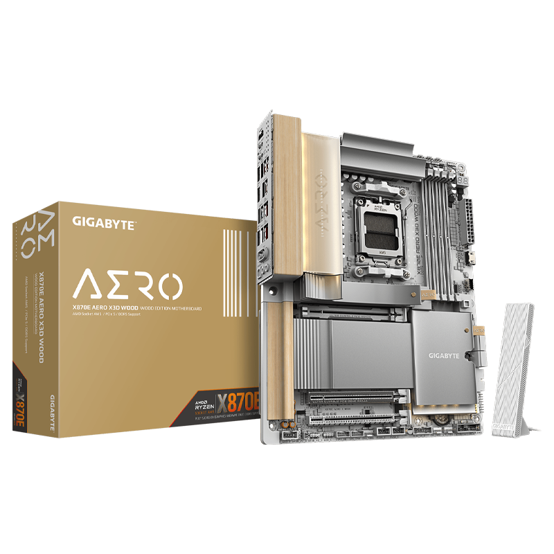 Mother GIGABYTE X870E Aero X3D Wood DDR5 - AM5