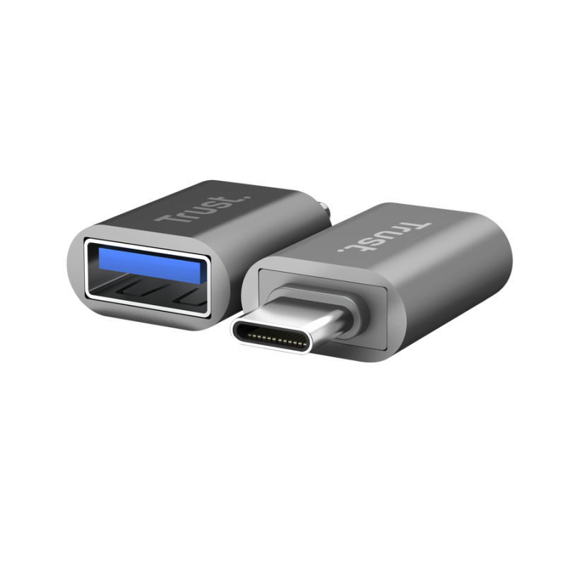 ACCESORIOS TRUST CALYX CABLE ADAPTADOR USB-C A USB-A 2 PACK
