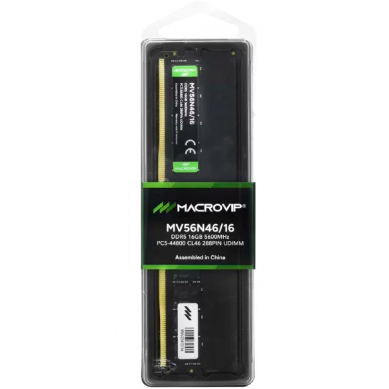 MEMORIA RAM DDR5 MACROVIP MAX 8GB 5600MHZ HEATSINK