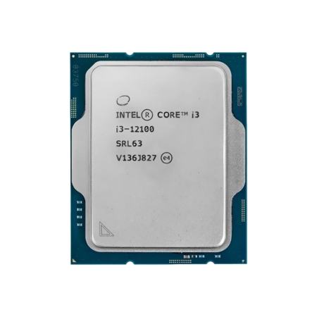 Micro Procesador INTEL Core i3 12100 C/Video (OEM) S/Cooler - LGA1700