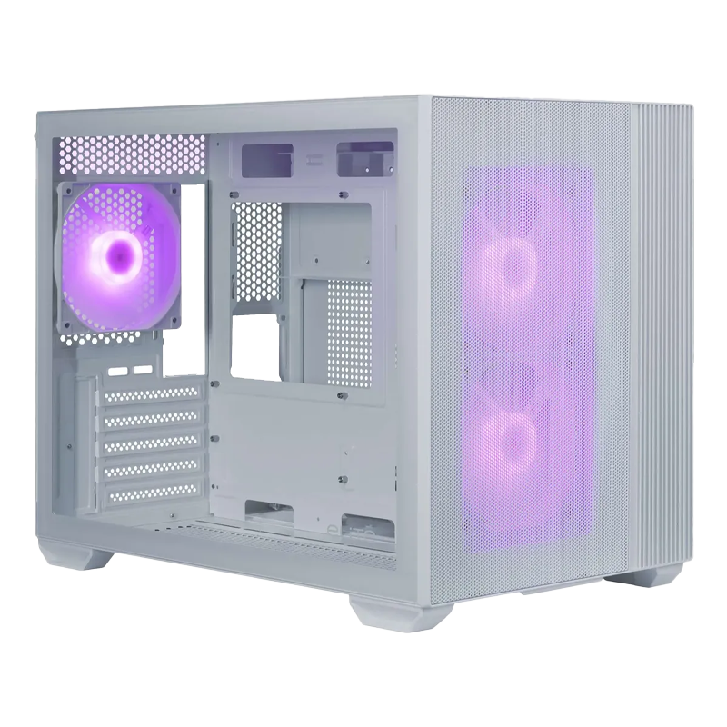 GABINETE COOLER MASTER ELITE 461 WHITE 3 FANS ARGB