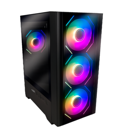 Gabinete SENTEY T10 4 Fans ARGB Black
