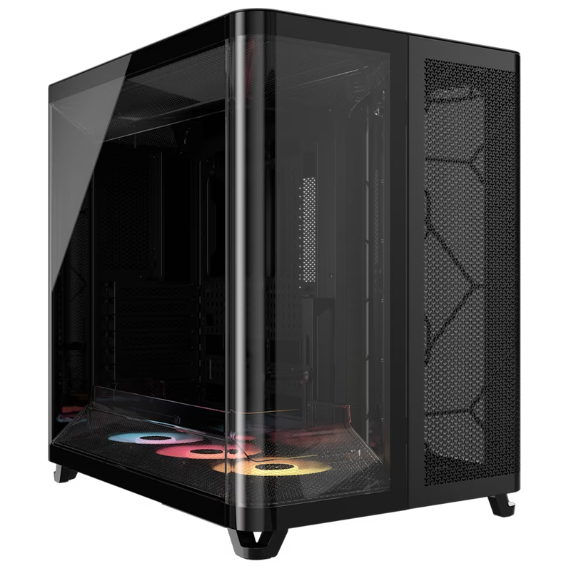 GABINETE CORSAIR 5400 AIR RS X3 FANS ARGB TRIPLE CAMARA