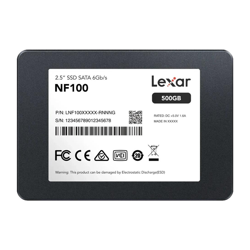 DISCO SSD LEXAR 500GB NF100 SATA