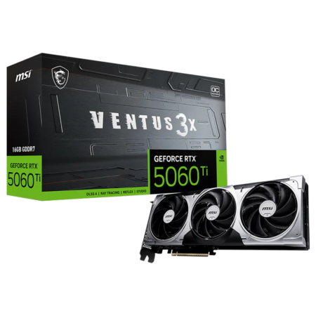 Placa de Video MSI GeForce RTX 5060 Ti Ventus 3X 16GB OC