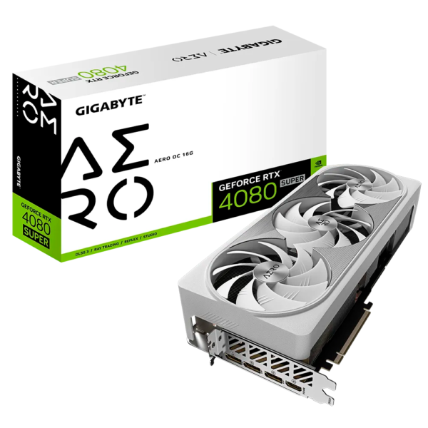 Placa de Video GIGABYTE GeForce RTX 4080 Super Aero OC White 16GB