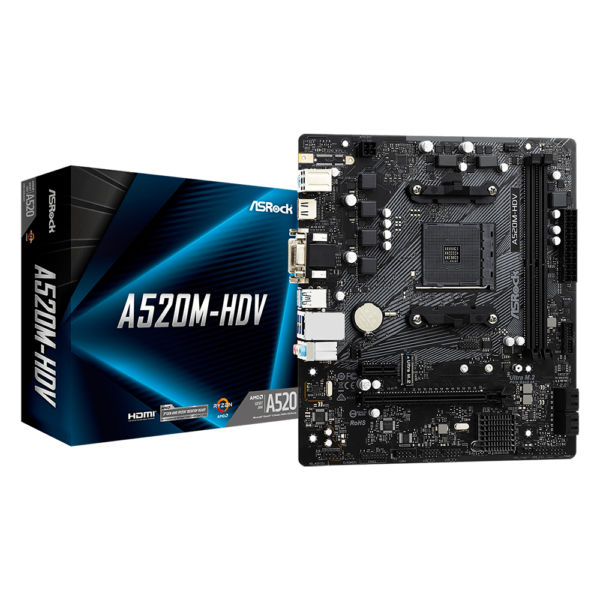 Mother ASRock A520M HDV - AM4