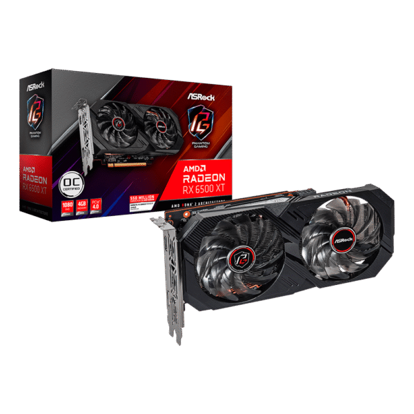 Placa de Video ASRock Radeon RX 6500 XT Phantom Gaming 4G