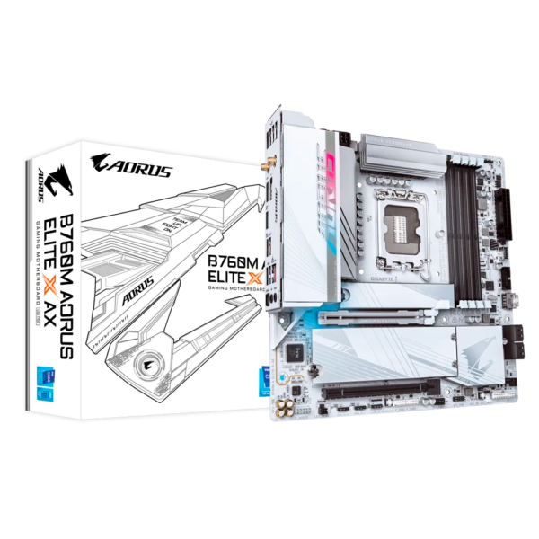 Mother GIGABYTE B760M Aorus Elite X AX DDR5 - LGA1700