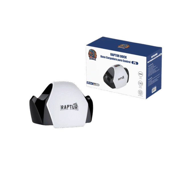 Base Cargadora Raptor Dock p/control PS5 Blanca