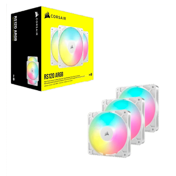 Fan Cooler CORSAIR RS120 Triple Pack ARGB White