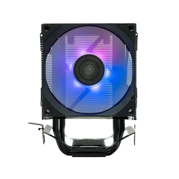 CPU COOLER EVOLABS Cryo 4H ARGB Top Cover 145W AM4/AM5 - LGA1200-1700-1851 - Imagen 2