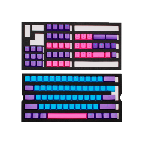 DUCKY KEYCAP SET JOCKER PBT SEAMLESS DOUBLE SHOT 3 TONE
