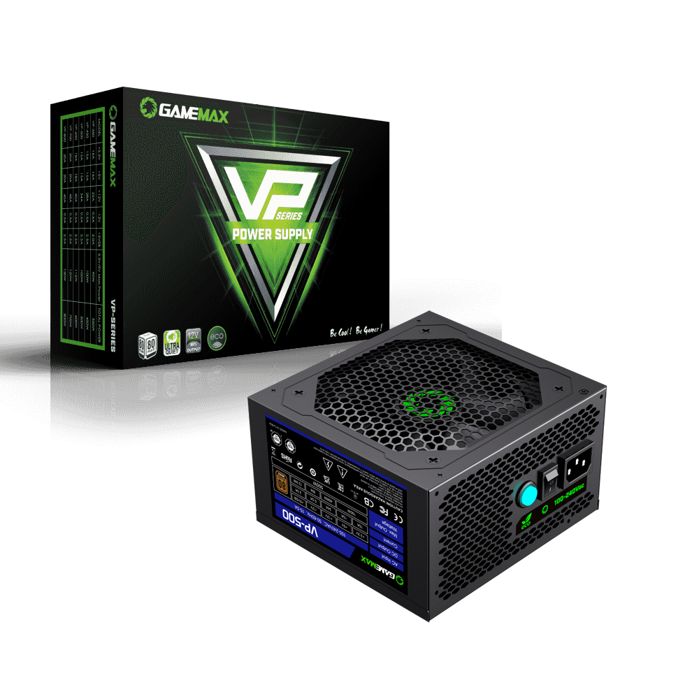 FUENTE GAMEMAX 500W 80 PLUS BRONZE VP-500