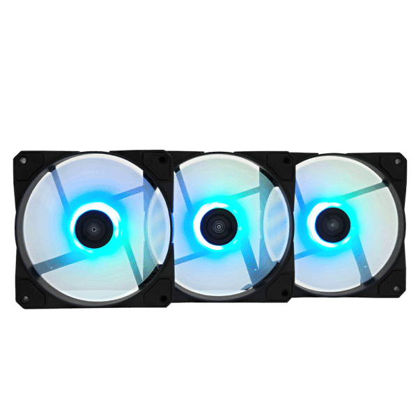 Fan Cooler EVOLABS Cryofan 12 ARGB Pack X3 Fans Con HUB