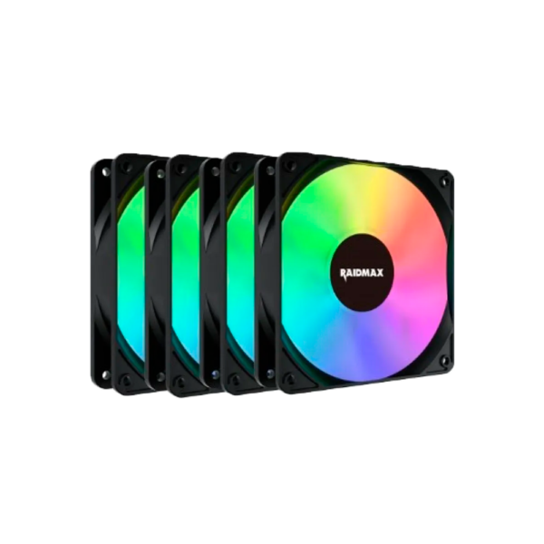 Fan Cooler RAIDMAX Combo Pack x4 X-Air 120MM ARGB Black