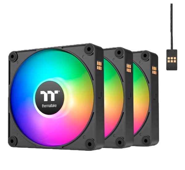 Fan Cooler THERMALTAKE CT120 EX ARGB Black (3 Fan Pack)