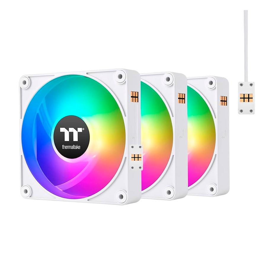 FAN COOLER THERMALTAKE CT120 EX ARGB WHITE(3 FAN PACK)