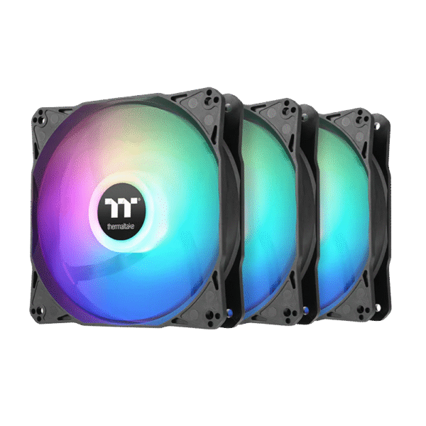 Fan Cooler THERMALTAKE LE120 ARGB 3 Pack Black