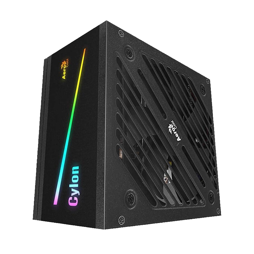 FUENTE AEROCOOL 600W 80 PLUS BRONZE CYLON RGB